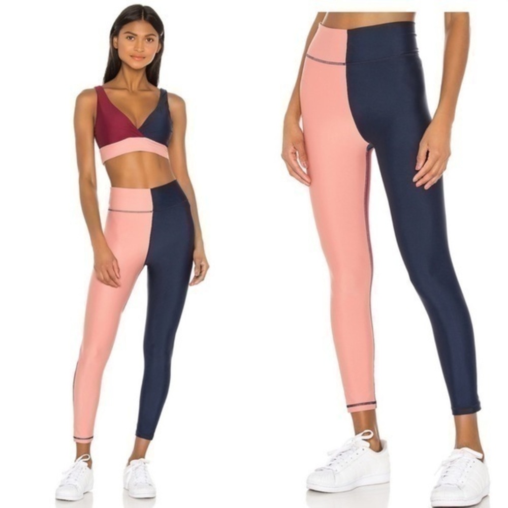 The Upside Revolve Harlequin Dance Midi Pants Yoga Leggings NWT